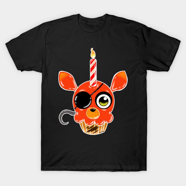 Foxy Cupcake T-Shirt by Bat13SJx